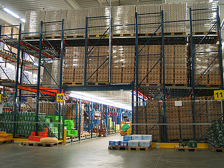 Fließlager Kommissioniertunnel