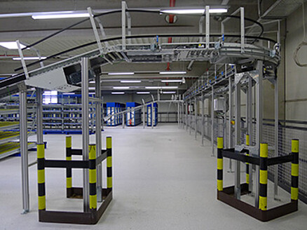 Fördertechnik Durchgang